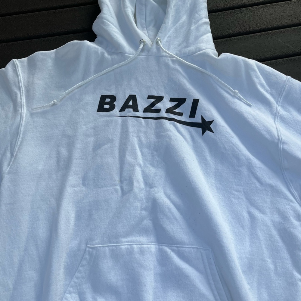 Bazzi White Champion Cosmic Hoodie
